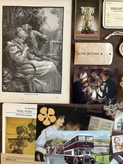 80 Piece Vintage Junk Journal Ephemera Kit Romantic Victorian & Nature Themed