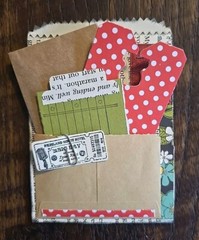 15 Piece Handmade Junk Journaling Ephemera Pack Folio Pocket Tags