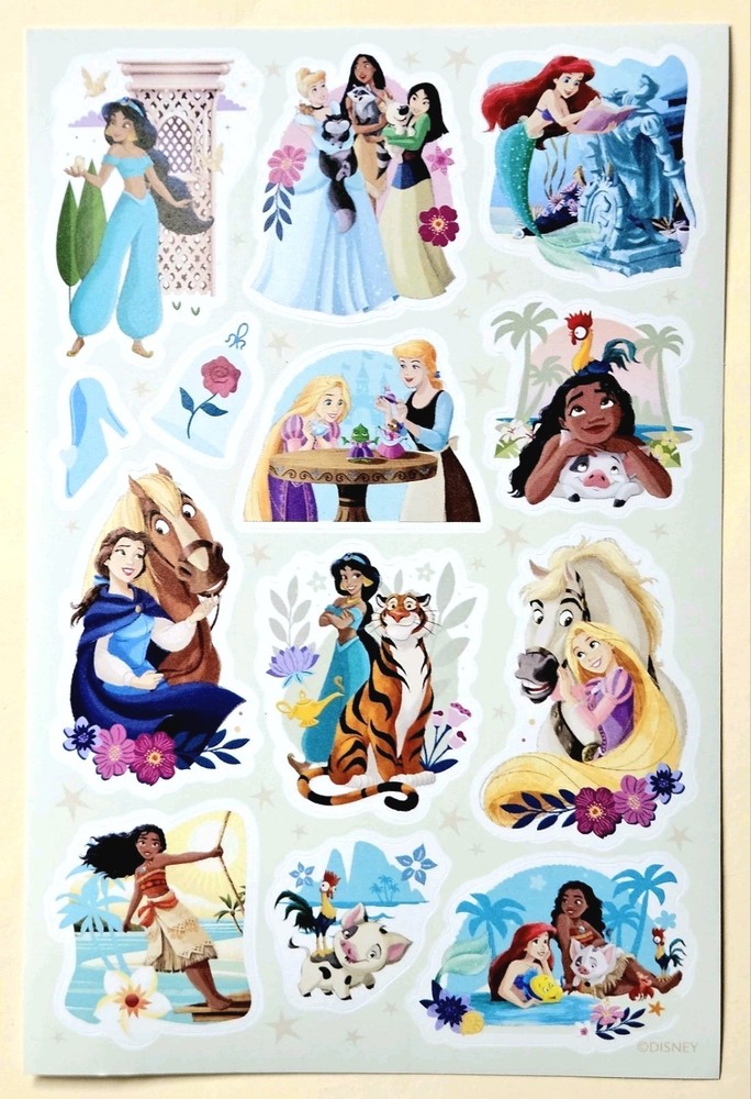 Disney Princess Sticker sheet
