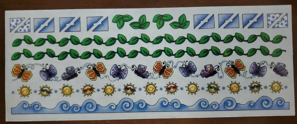 Provo Craft Borders & Corners Stickers by Fayette Skinner, SUMMER SENSATIONS