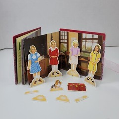 American Girl Crafts Sticker Pad Mini Paper Doll Book Lot Stocking Stuffer Party