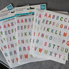 Huge Scrapbooking Stickers Alphabet Letters Assorted Lot