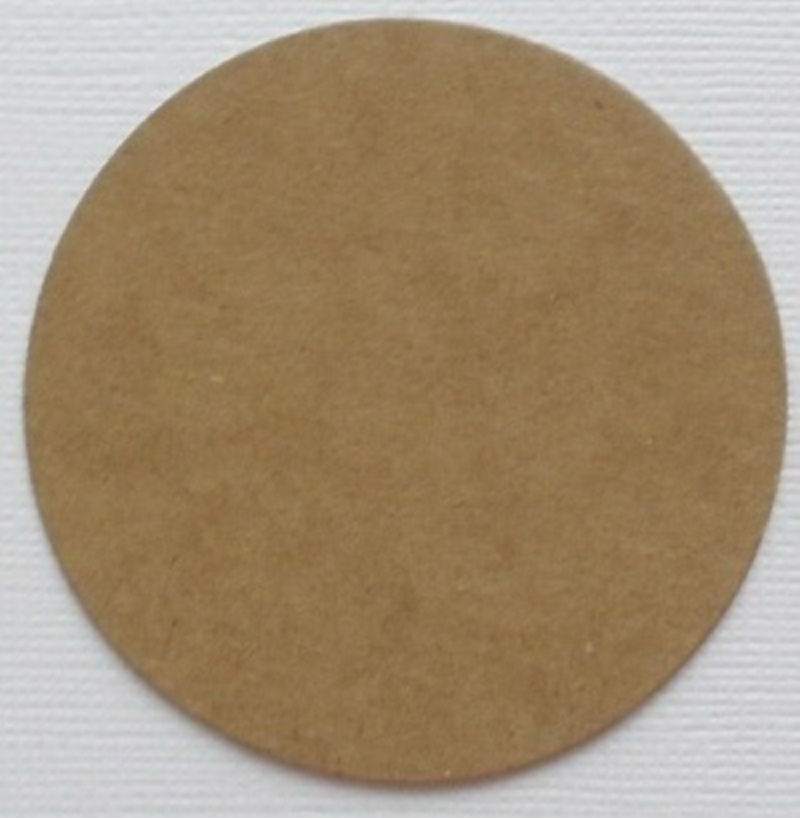 {8} 2.5″ CIRCLE – Coaster Bare Unfinished Chipboard Die Cuts – 2.5″