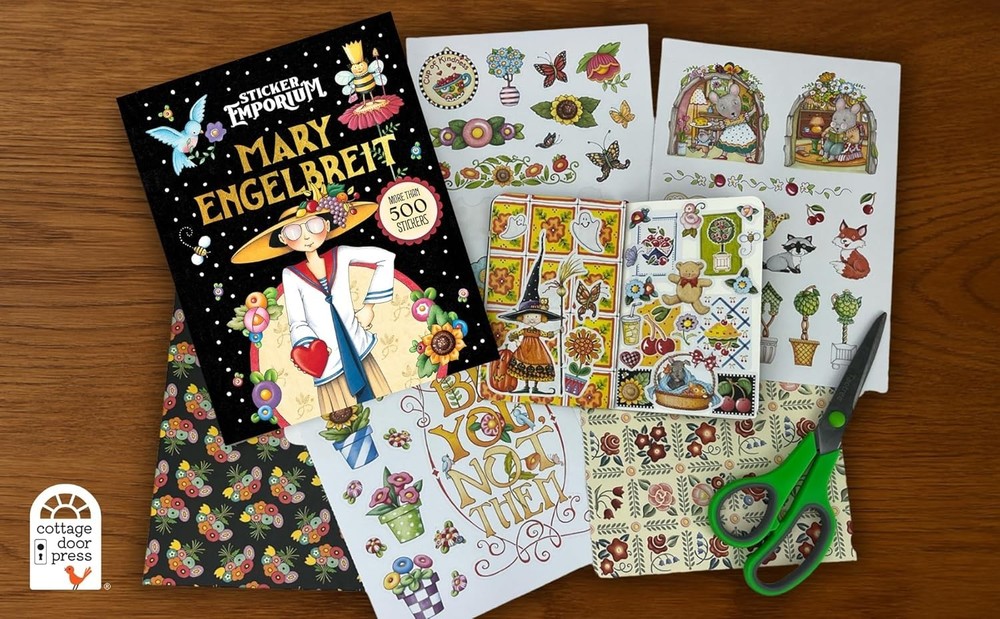 Sticker Emporium Mary Engelbreit: 500+ Exquisite Vintage Stickers & Patterns