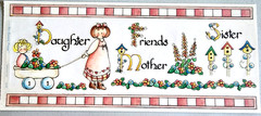 Bo Bunny Mother Daughter Sister Friend Clear Stickers 1999 NOS Scrapbooking
