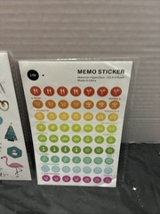 Lot Of 3 NIP Planner/ Calendar Stickers Mixed Brands