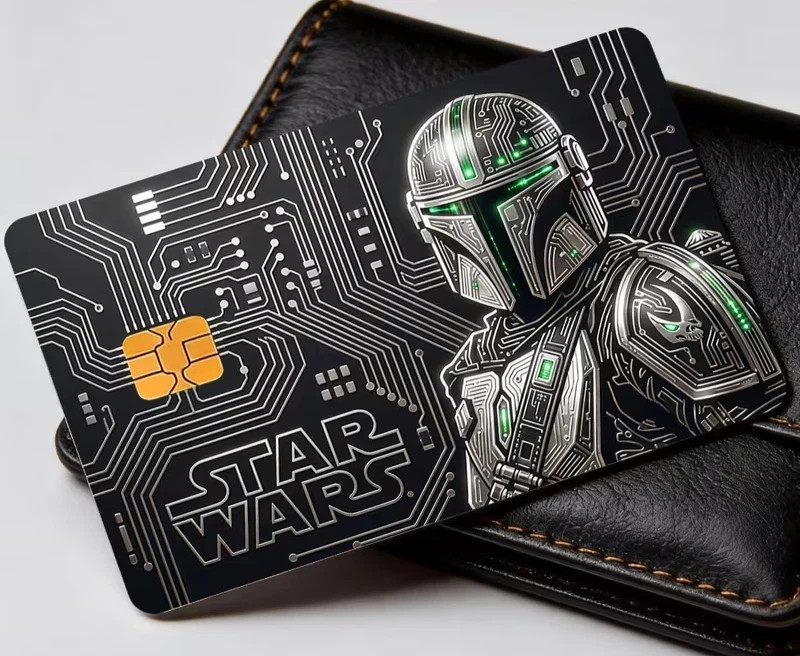 STAR WARS Mandalorian Credit Debit Card Skin Vinyl Cover for Small Chip