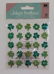 Jolee’s Glitter Four Leaf Clovers Repeats St Patrick’s Day Scrapbooking Stickers