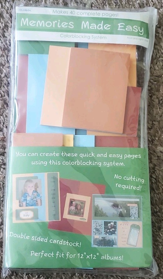 Colorbok Memories Made Easy Colorblocking System