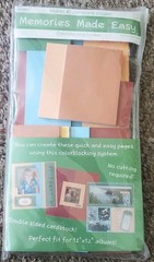 Colorbok Memories Made Easy Colorblocking System