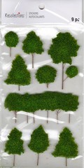 Trees, textured 3D scrapbook stickers, 4×7″ – Recollections #464897