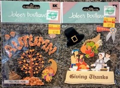 15 Pk Fall & Thanksgiving Themed Scrapbook Craft Sticker Bundle