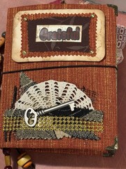 Handmade Mixed Media Junk Journal – Gratitude Tea Theme – 2 Signatures – 5×7