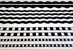 Vintage 1999 MAMBI Black & White Borders Clear Stickers – Scallop NOS Scrapbook
