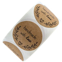 White Sticky Labels Strong Adhesiveness Stickers High Quality