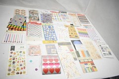 Mixed Brands Sticker Sheets Lot Assorted Designs Multicolor Craft Scrapbook