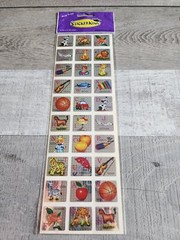 Retired Sticker King Stickers Letters Alphabet Razzle Dazzle Animals NEW #47