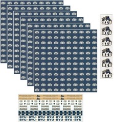 Brigham Young University BYU Cougars Scrapbook Kit: paper & stickers NCAA