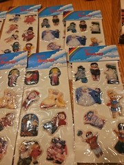 Cabbage Patch Fluffy Stickers