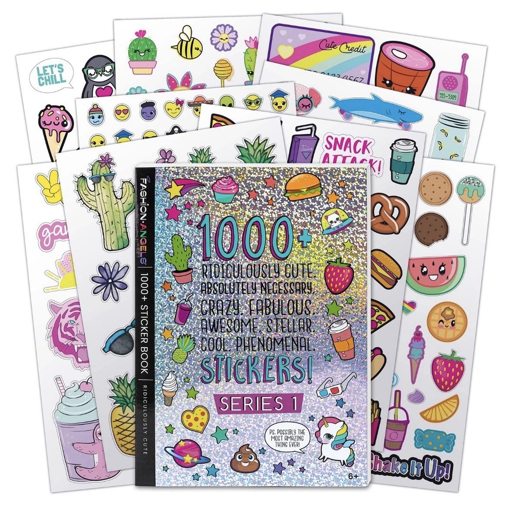 Fashion Angels 1000+ Ridiculously Cute Stickers for Kids – Fun Craft Stickers