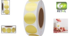 Gold Foil Self-Adhesive Round Stickers for All Purpose – 1