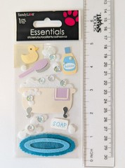 Baby Toddler Bath Time Tub Duck Bubbles Scrapbook Stickers SandyLion Essentials