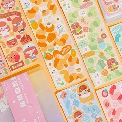 20_200PCS Cute Stickers for Kids Scrapbook Diary DIY Kawaii Cartoon Stationery