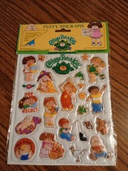 Vintage 80’s Cabbage Patch Kids Puffy Stick-Ons Stickers NEW Unopened