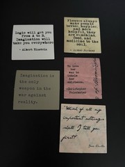 Typed Advice/Quote Stickers