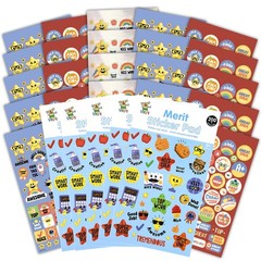 1000+ Piece Rewards Stickers for Students & Teachers – Cute Animal Motivation…