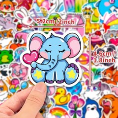 Cute Stickers for Kids, Mixed Adorable Animal Kids Stickers Bulk for Boys Girls