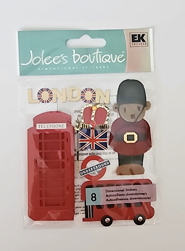 Vintage Jolee’s Boutique 3D Embellishments – London Destination – SPJE007