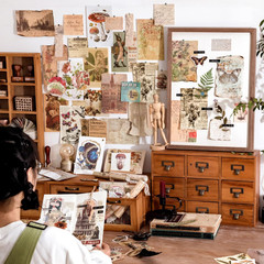 Vintage Scrapbooking Supplies Kit Vintage Stickers for Scrapbooking Journaling