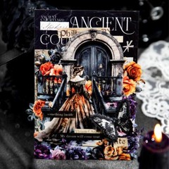 20Pcs Vintage Gothic Paper Stickers Junk Journal Album Scrapbooking Collage Art