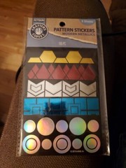 NEW ArtSkills Pattern Stickers Modern Mettalic 155 PCS 5 Sheets