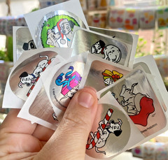 Vintage 80s Sticker Lot: Restored Foil Mylar Disney 101 Dalmatians Stickers READ