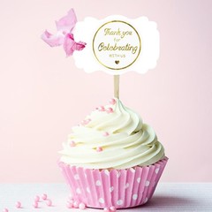 500Pcs 1 Inch Thank You For Celebrating With Us Stickers Wedding Party Favors