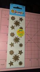 Vintage Sandylion Stickers Gold Stars Starburst Celestial Bonus 2nd Sheet Pack