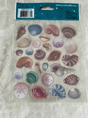 Nicole Quality Value Stickers Seashells New