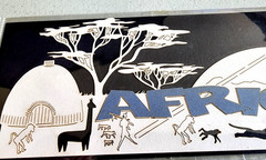 Africa Acacia Tree Giraffe 3D Laser Cut Die Cut Scrapbook Scrapbook Customs 7.75
