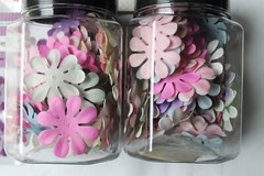 Imaginisce Mixed Lot of Embellishments-Paper Flowers & Colorbok Paper Flowers