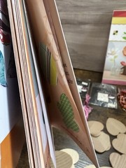Large Craft Supply Lot Paper Pads Wood Hearts Beads Scrapbooking DIY Mixed