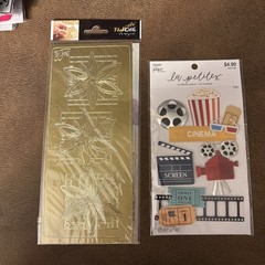 Set Of Stickers For Crafting Cardmaking Scrapbooking. All New Items In Package.