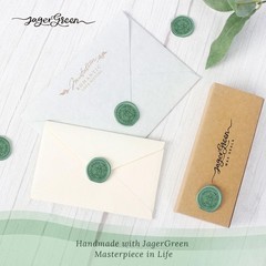 Wax Seal Stickers with Various Seals Patterns, Green Adhesive Sealing Wax Sti…