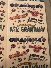 ASK GRANDMA Stickers by Frances Meyer Paper Crafts Junk Journal
