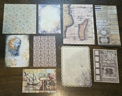 Junk Journal Kit Vintage Style Paper Stickers Tags Tickets Images Ephemera Craft