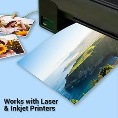 80 PCS White Cardstock Paper 8.5×11 Inch 200GSM Thick Printer DIY Craft