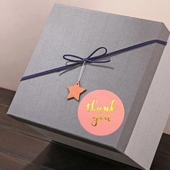 50/100/500 Pcs 1 inch Assorted Floral Thank You Stickers Round Sealing Labels