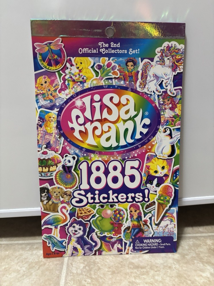 Lisa Frank The 2nd Official Collectors Set! 1885 Stickers Complete New
