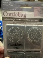 Cricut Cuttlebug Embossing Lot Close To My Heart Princess Circles Winter Jelly